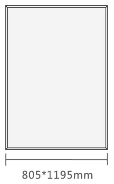 Enilux Infrarot-Heizpanel 960W mit Raumthermostat Skizze